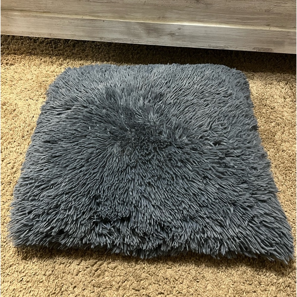 gray throw pillow - Picture 2 of 3